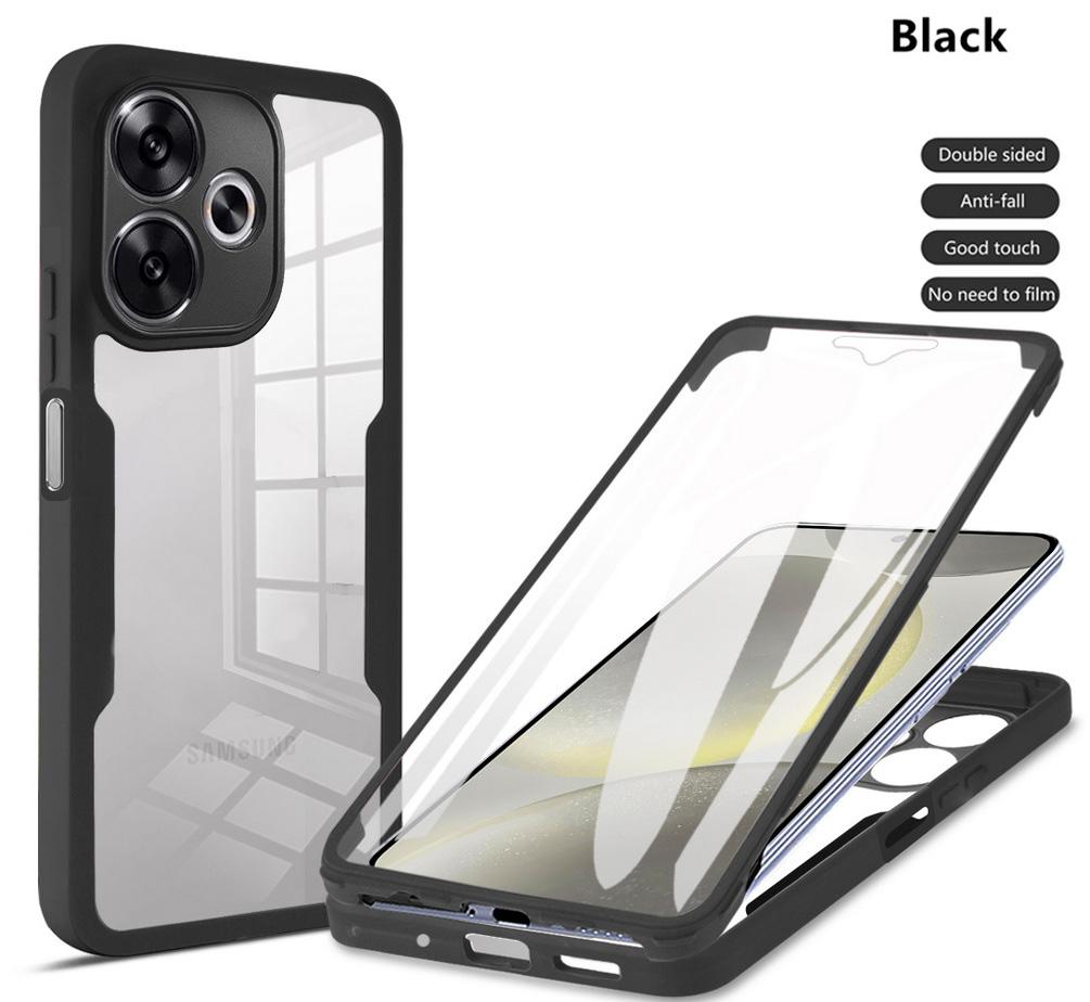 Fully Coverage case For POCO M6 4G F6 Pro X6 Pro M6 Pro F5 Pro X5 X4 GT X4 Pro M4 Pro F3 X3 Pro C65 double protect shield cover