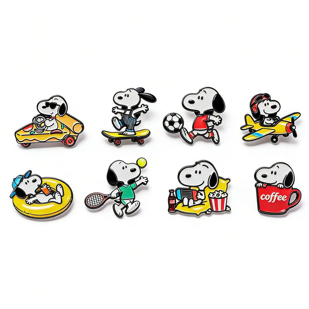 Anime Cartoon PCS Enamel Pins Custom Brooches Lapel Badges Animal Funny Jewelry Gifts for Kids Friends