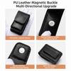 Anti Squeeze Leather Glass Pouch Belt Loop Fold Spectacle Box Eyeglass Case  Field Work