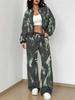Splicing Autumn And Winter New European And American Women'S Clothing Army Green Camouflage Printing Suit Women