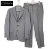 Grey Loropiana NOBLESSE Fabric Single-breasted Three-button Suit Suit Setup 44 grayUsed