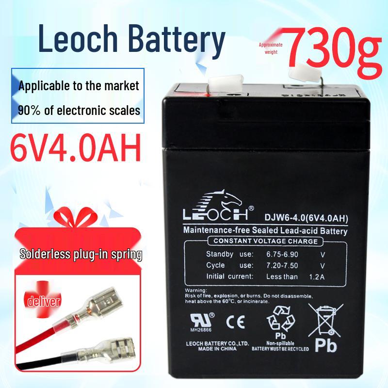 LEOCH DJW6-4.0 6V 4AH Universal Stroller Battery