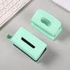Effort-Saving Double-Hole Loose-Leaf Binder Punch with Ruler - Macaron Colors, Metal Office Tool