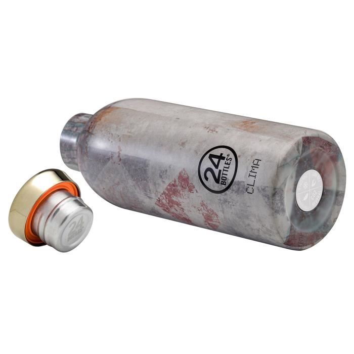 Gourde - 24bottles - clima 500 ml - acier inoxydable - étanche - design compact