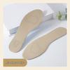 Cowhide Latex High Heel Insole Women's Leather Breathable Shock-Absorbing Loafers