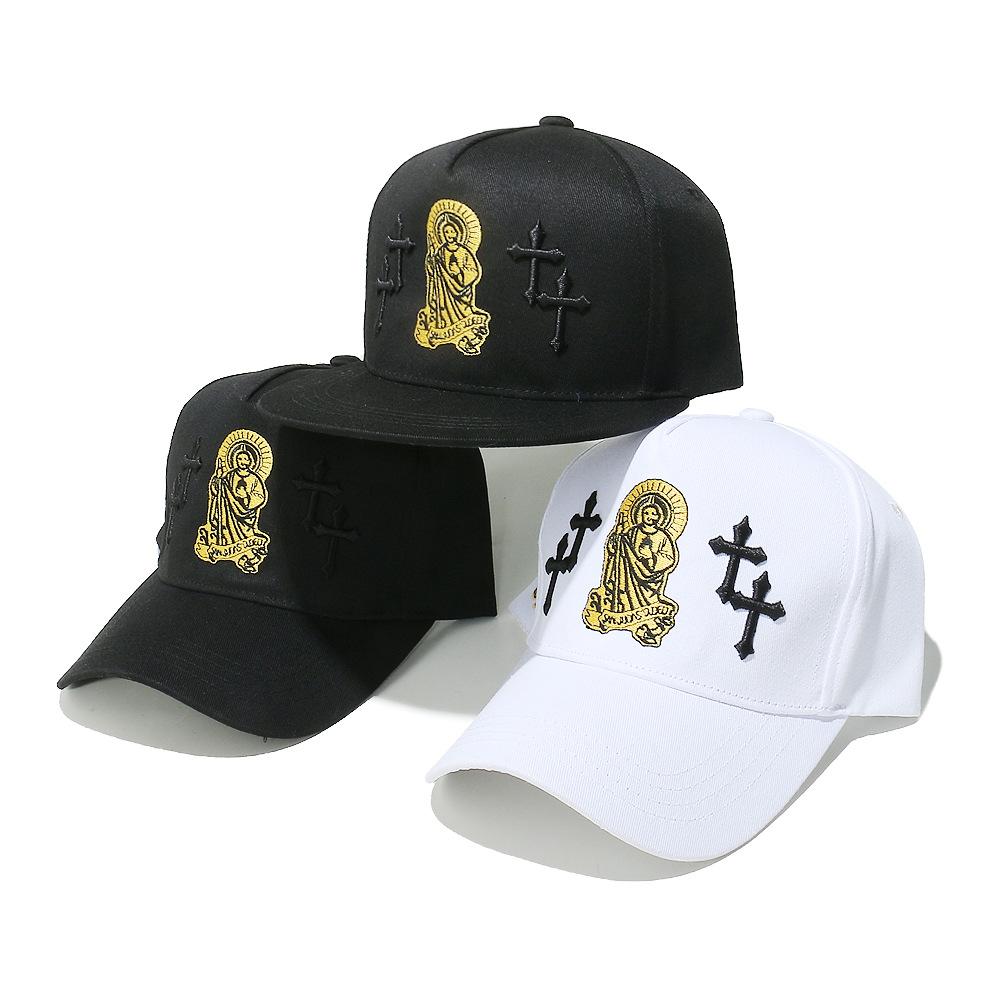 Ladies spring and summer new visor retro trend hip hop hat cross baseball cap