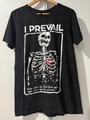 T-shirt Vintage Graphique Cœur Squelette I Prevail BO272 T-shirt Unisexe