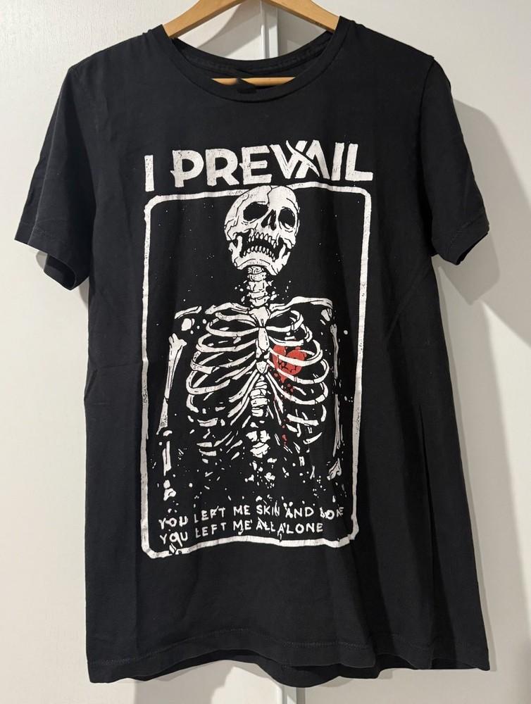 I Prevail Skeleton Heart Graphic Vintage T-shirt BO272 Unisex T-Shirt XXXXL