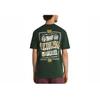 Vans Loose Fit Round Neck Solid Color Letter Print Short Sleeve T-Shirt Unisex Tops Green VN0008F3BD6