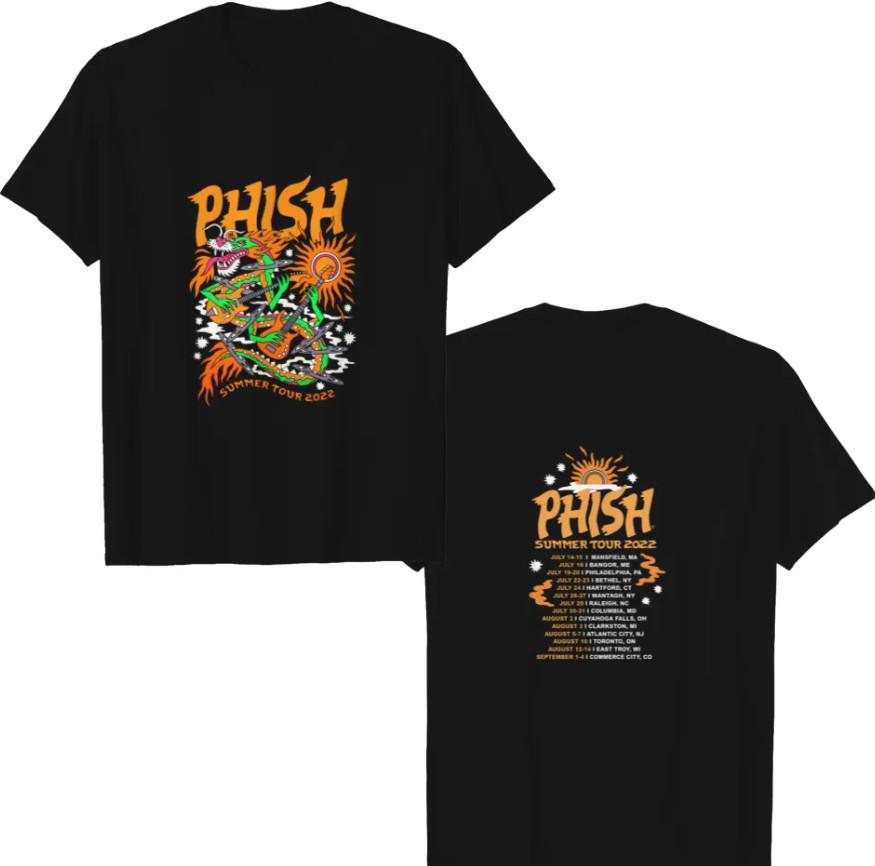 Phish Summer Tour 2022 shirt ,Phish dragon soot summer tour 202Tshirt Unisex T-Shirt S