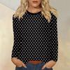 Women's Daily Casual Long-sleeved Printed O-neck Top