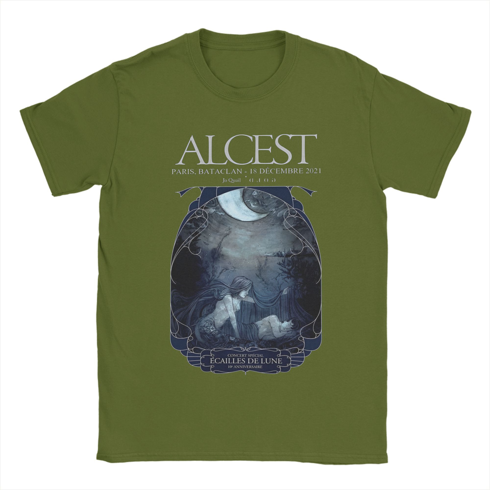 

Men s French ALCEST Band T Shirts Pure Cotton Clothing Vintage Short Sleeve O Neck Tees Plus Size T-Shirt 4XL