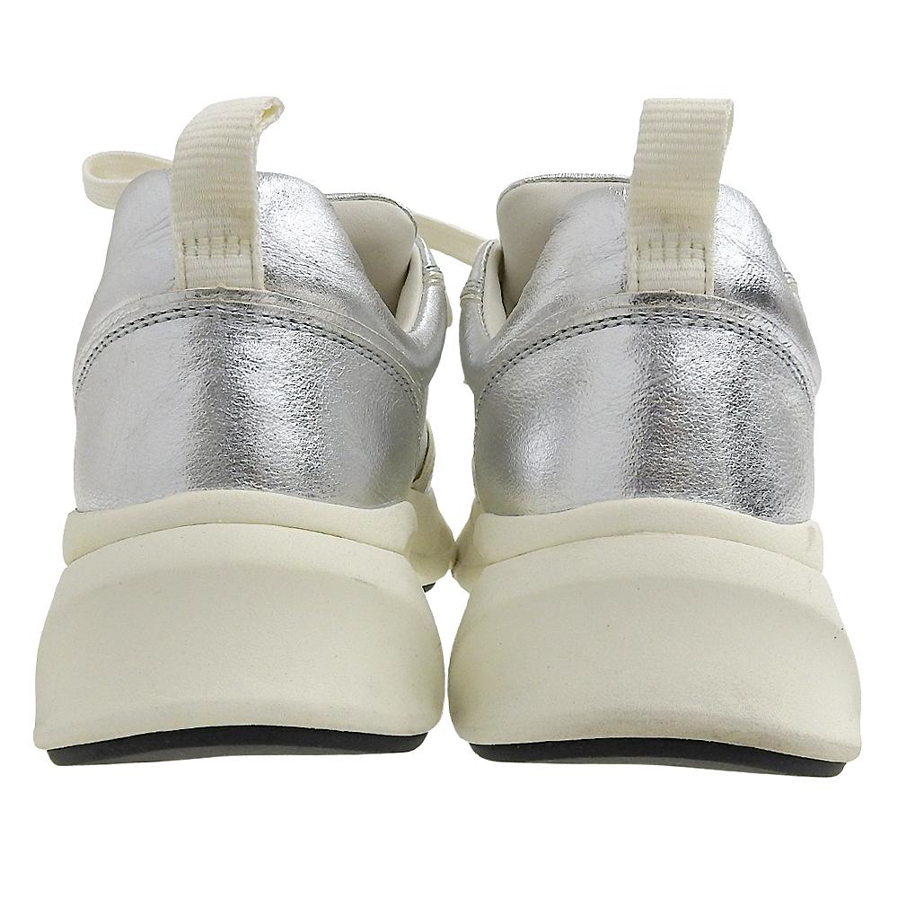 Tory Burch Excellent condition Good Luck Trainer sneakers, women's, silver metallic, size 6M shoes 6 M Silver metallicUsed