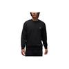 Jordan Solid Print Pattern Crew Neck Long Sleeve Sweatshirt Men Tops Black FQ1865-010