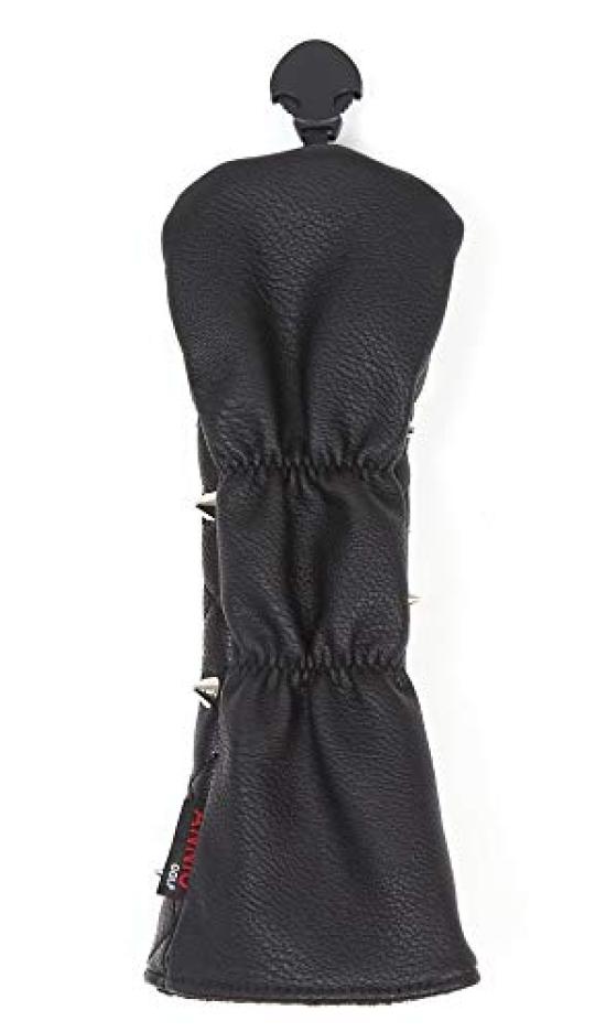 Studded Head Cover for Fairway Wood, 3 Colors To Choose from (black)