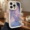 Phone Case: 2D Flat, Suitable for iPhone 18 17 16 15 14 13 Pro Protective Case, Starry Sky Underwater Girl, Perfect Christmas and Halloween Holiday Gi