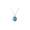 Free Style Arabesque Turquoise Men's Silver Necklace 925 Sterling Silver FSP991-TQ00950