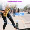 User Friendly Wireless Microphone for Instrument with Automatic Pairing and Clear Sound for Enthusiasts & Professional