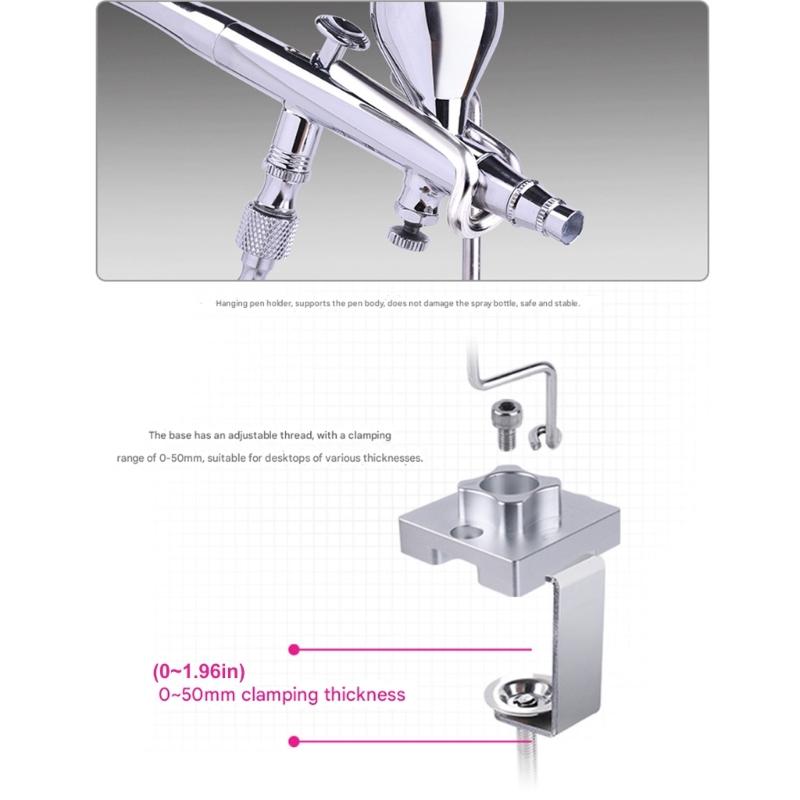 Premium Hanging Airbrush Holder Painting Guns Rack for Professional Artists Ensuring Stable Tool Organization in Studios