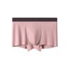Seamless Men's Mid-Waist Modal Underwear with Breathable Antibacterial Crotch, Solid Color, Large Size