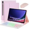 Backlit Bluetooth Keyboard Case Galaxy Tab S10 S9 S8 S7 S6 Lite A9 A8 A7 Ultra 11 12.4 14.6 Inch With Stand Auto