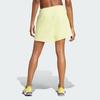 Adidas Truecasuals Terry Shorts With Small Logo Print And Drawstring Women Bottoms Pink Yellow IT8275