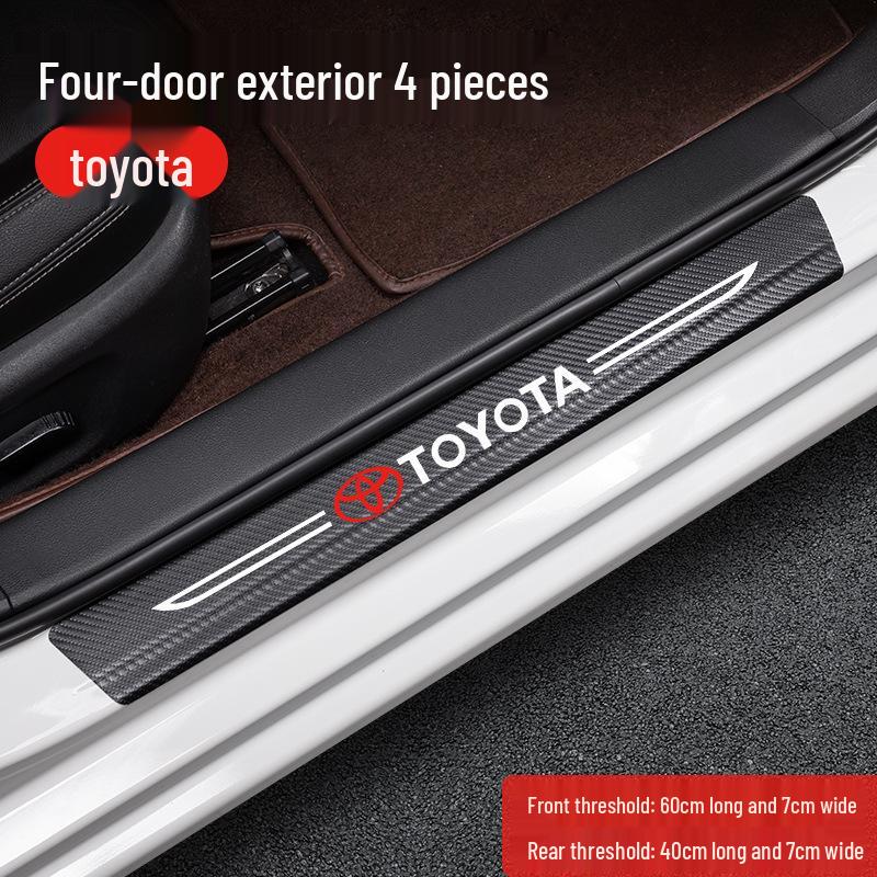 Listwy ochronne progów i osłona bagażnika do modeli Toyota: Corolla, Levin, Camry, Highlander, RAV4