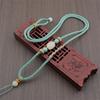 Hand-Woven Peace & Luck Qiankun Knot Jade Pendant Necklace