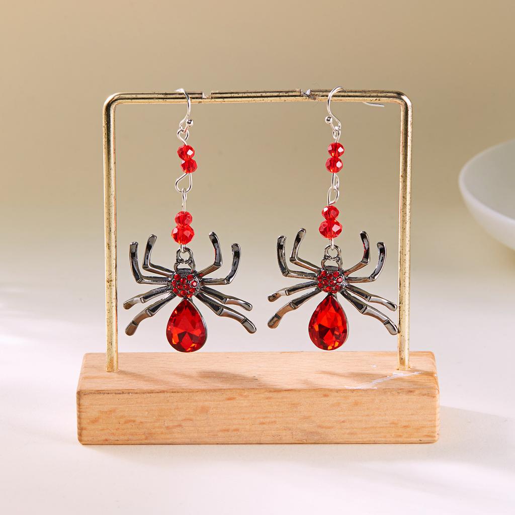Dark Spider Earrings Female, European and American Creative Funny New Halloween Party Earrings