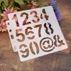 Exquisite Letter Number Stencil Template DIY Album Card Making Painting Template