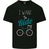 I Want To Ride My Bike Cycling Cyclist Kids T-Shirt Childrens
