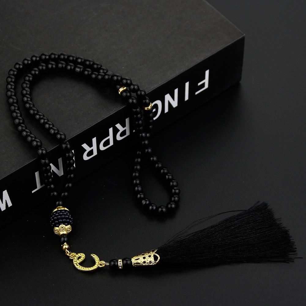 Růžencové náramky Modlitební korálky Turecký styl 99 korálků Skleněné perly Náramky Charm Dárek