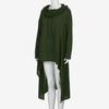 Women Plus Size Long Sleeve Hood Tops Sweatshirt Sweater Irregular Blouse