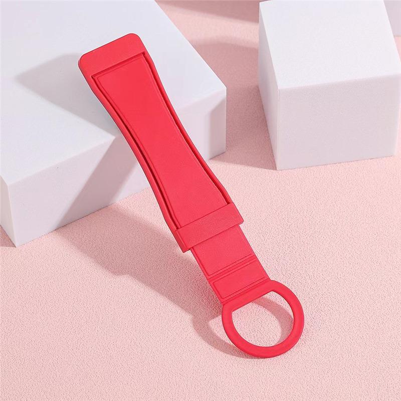 

Retractable Phone Stand & Grip Sticker with Snap-On Wristband Support Standard