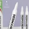 1/12Pcs White Permanent Marker Pen White Paint Pen For Painting On Wood Ceramic Glass Metal Canvas Leather Rock Stone