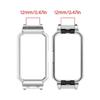 Steel Frame Screen Protector Smartwatch Wristband Accessory Protective Cover Case for Band 10 9 8