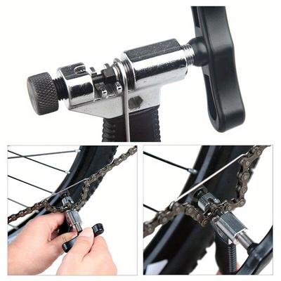 Bicycle Chain Cutter Mountain Bike Chain Removal Tool Stainless Steel Chain Cutter Bicycle Repair Accessories Bicycle Chain Breaker Splitter Cutter