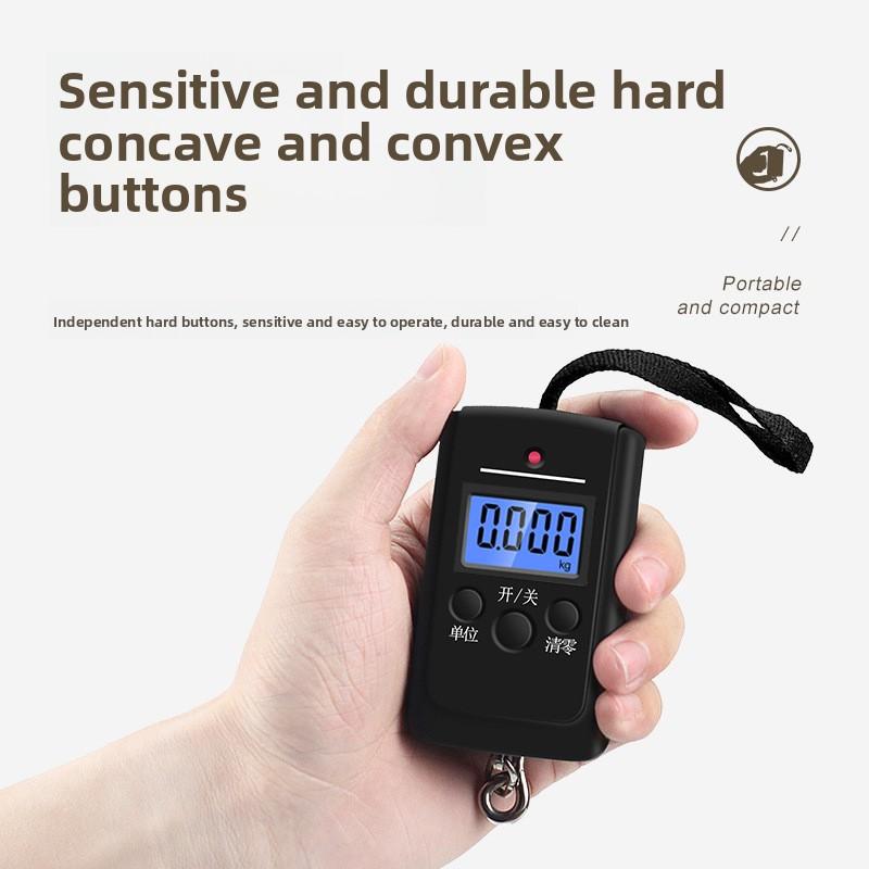 Portable Electronic Scale Kilogram Scale Portable Portable Scale Small Electronic Scale Weighing Food Weighing Luggage Scale Gram Scale
