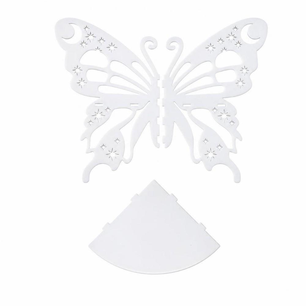 Floating Wall Mounted Shelf Hollow Out Wall Hanging Decor Butterfly Wall Corner Shelf Room Decor