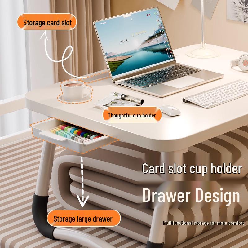 Foldable Dorm Study Desk and Laptop Stand