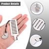 Door Blocker Safety Anti-theft Portable 8cm Stainless Steel Safe Security Tool For Privacy Home Hotel Travel Door Lock Stopper