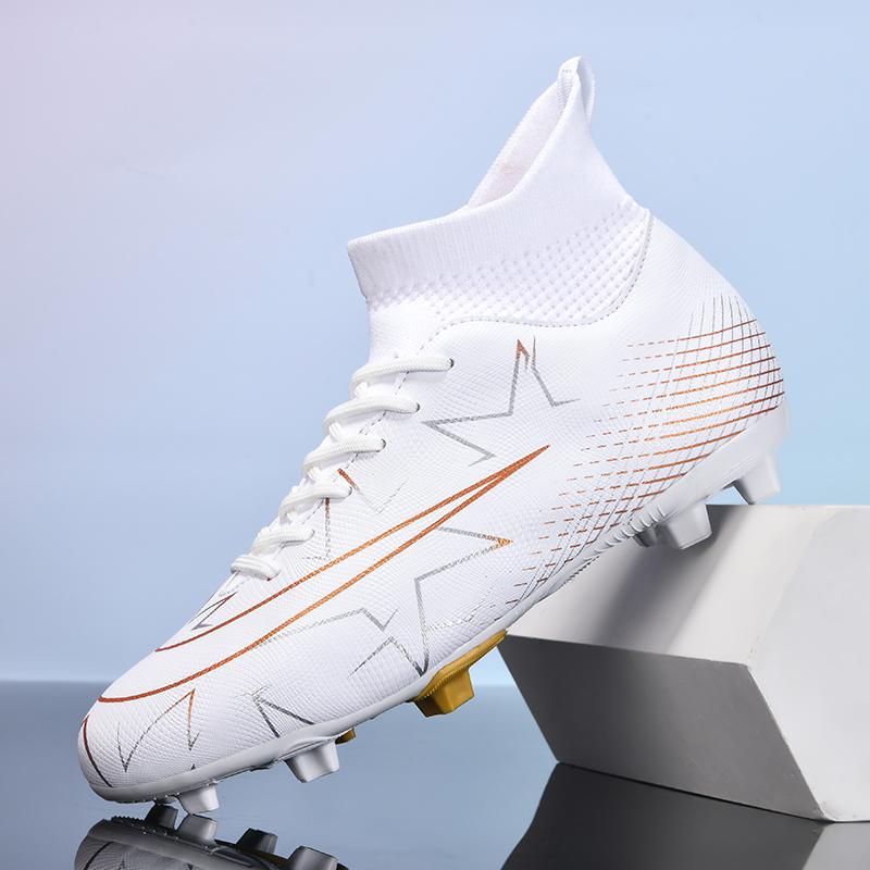 Men's Training Actual Combat Football Shoes Wear-resistant Anti-slip Rebound AG Long Nail Shock Absorption Shoes for Women