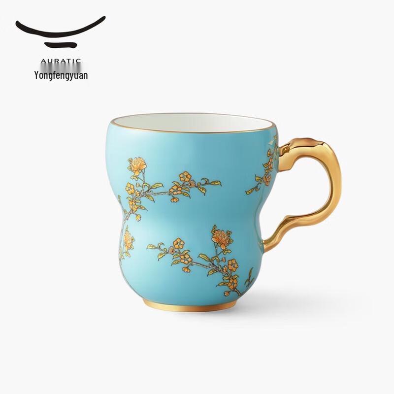 Керамическая кружка Auratic West Lake Blue Orchid Heart