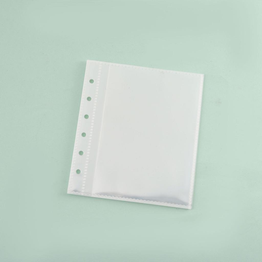 A5 A6 A7 A8 White Binder Po Card Collection Book Postcard Organizer Diary Notebook School Stationery