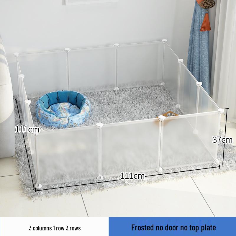 Indoor Pet Playpen: Dog/Cat Enclosure with Free Splicing Cages for Dogs, Cats, and Rabbits.