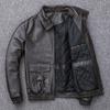 New Sheepskin Genuine Leather Leather Jacket Men's Flight Suit Leather Jacket with Cotton Leather Jacket