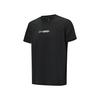 Li Ning Table Tennis Series Brand Print Moisture-Wicking Quick-Dry Cool Casual Sports Short Sleeve T-Shirt Unisex Tops Black ATSV609-1