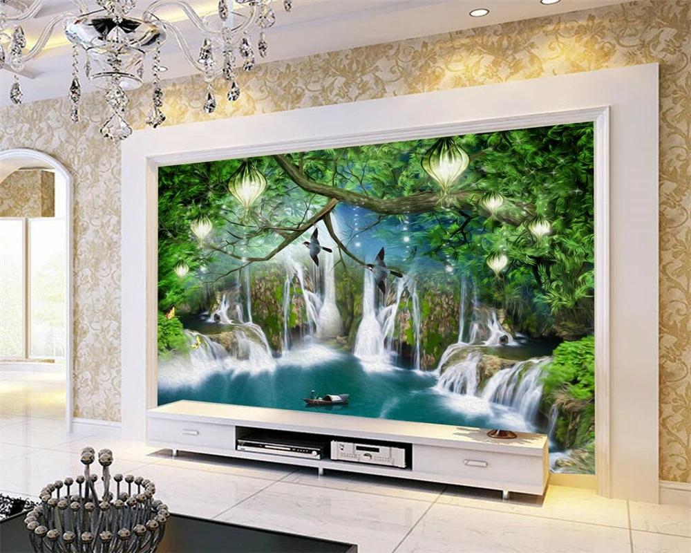 Fantasy Wallpaper Forest Cartoon Mural Children's Room Background Wall Home Decor Living Room Bedroom Tv 3d Wallpaper