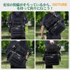 Goture Multifunctional Backpack, Black, Lure Case, Fishing Gear Storage, Outdoor, Water-Repellent, Tackle Bag, Mountaineering, Gift, Father's Day