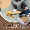 Sofa Tray Table Portable Folding Sofa Arm Clip Bed Sofa Snacks Drinks Breakfast Tray